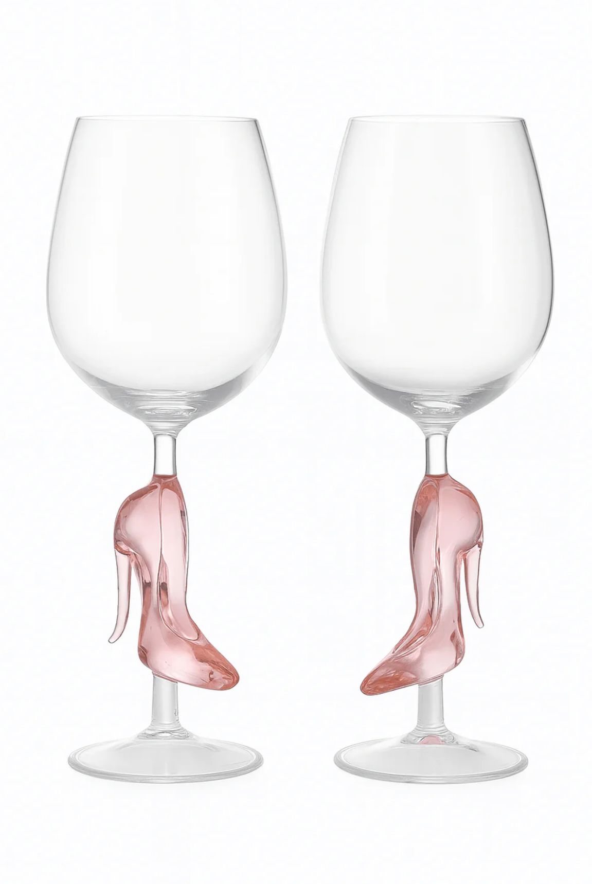 'Cinderella' shoe wine glasses set of 2